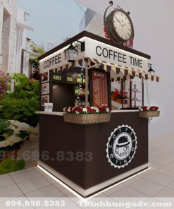 Thiết kế quầy bán hàng cafe